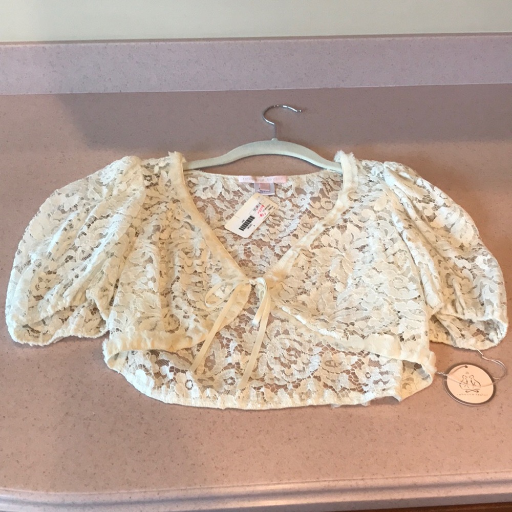 Rebecca Taylor lace shrug new with tags!